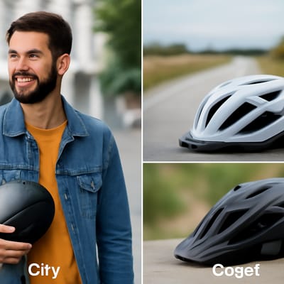 ¿En qué se diferencian un casco urbano, uno de carretera y uno de montaña?